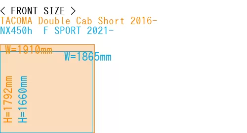 #TACOMA Double Cab Short 2016- + NX450h+ F SPORT 2021-